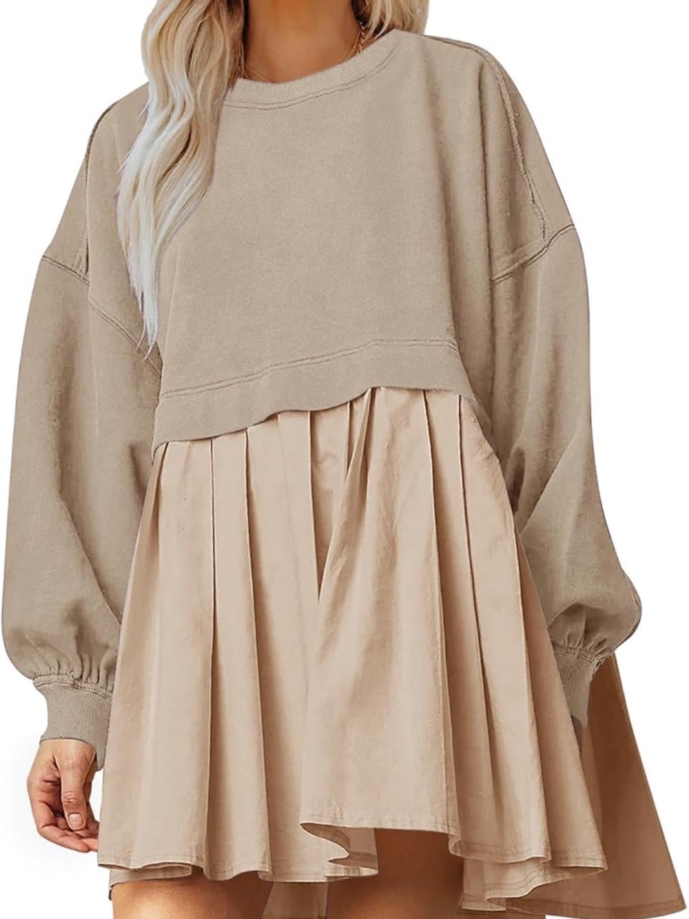 Long Sleeve Sweatshirt Dress